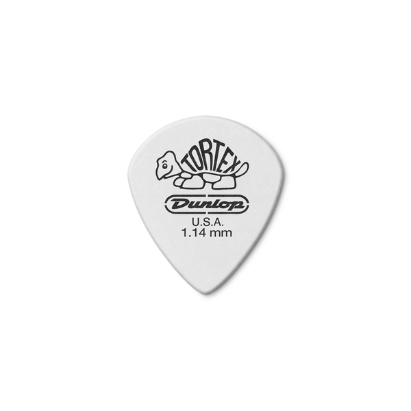 Dunlop 478P1.14 TORTEX WHITE JAZZ III, 1.14MM