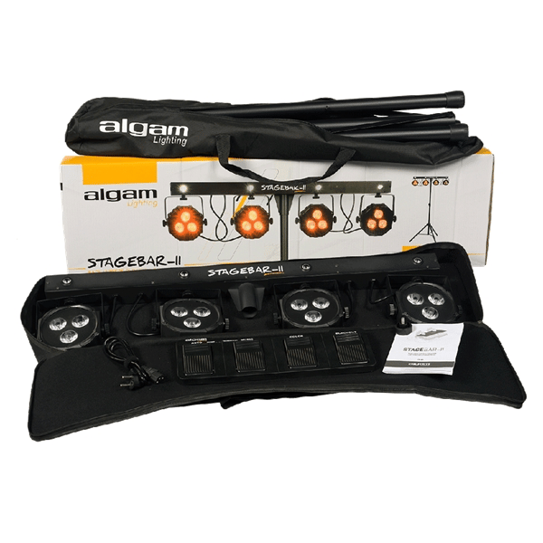 Algam Lighting STAGEBAR-II Set Illuminazione Par LED DMX