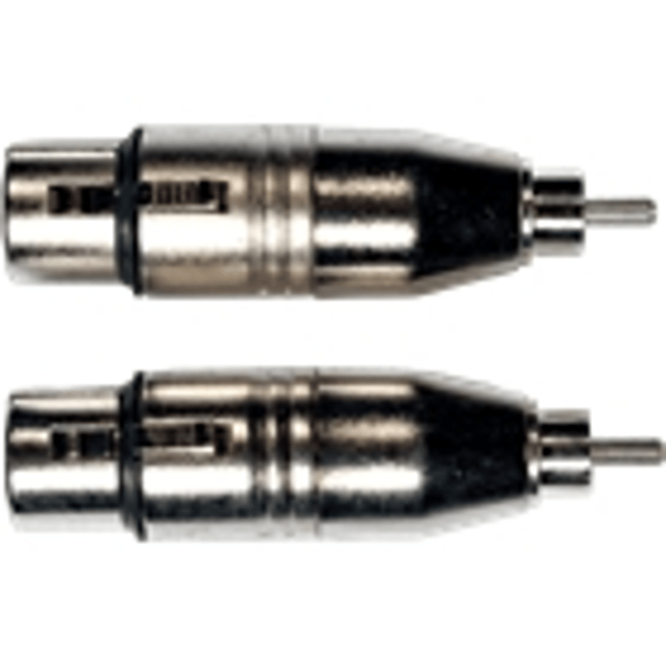 Yellow Cable AD18 Adattatore RCA Maschio/XLR Femmina 2 Pcs