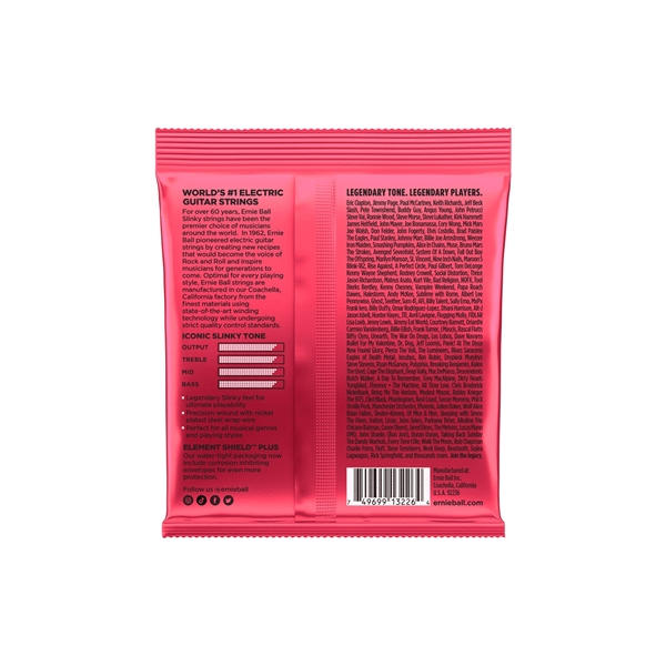 Ernie Ball 3226 Burly Slinky Nckl Wnd 3 Pk 11 52