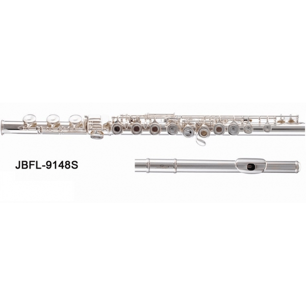 EXTREME JBFL-9148S FLAUTO TRAVERSO 17 FORI MI MECCANICO E6 + ACCESSORI E CUSTODIA SEMIRIGIDA