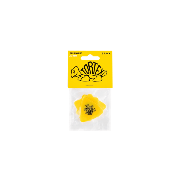 Dunlop 431P Tortex Triangle Yellow .73