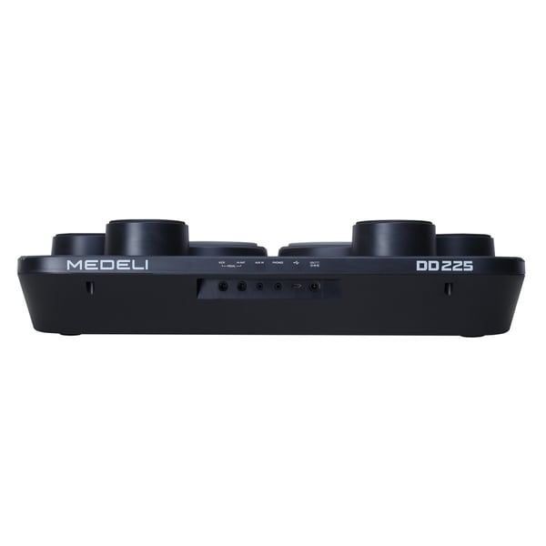 MEDELI Drum kit portatile con 8 pad in gomma sensibili al tocco e 2 pedali