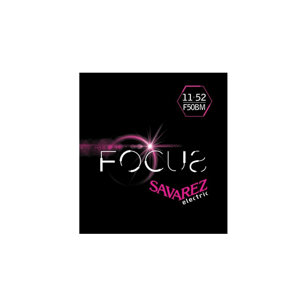 Savarez F50BM Corde Focus per Chitarra Elettrica 11-52, Set/6