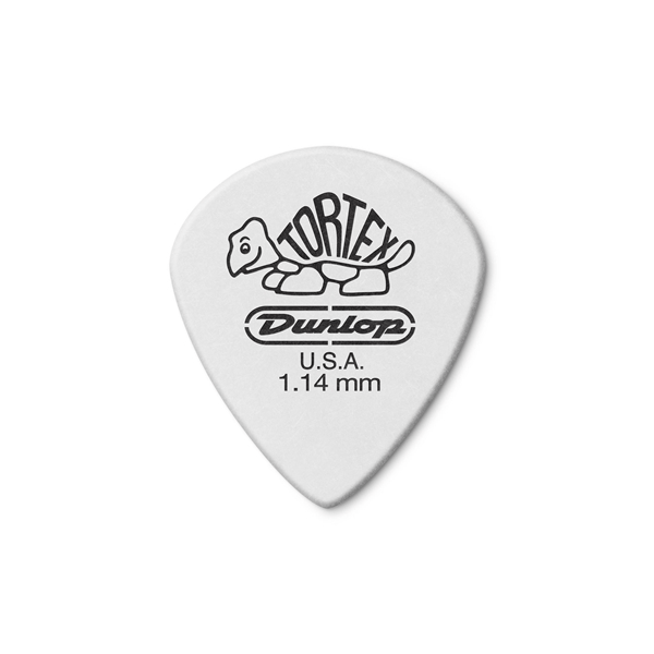 Dunlop 478P1.14 TORTEX WHITE JAZZ III, 1.14MM