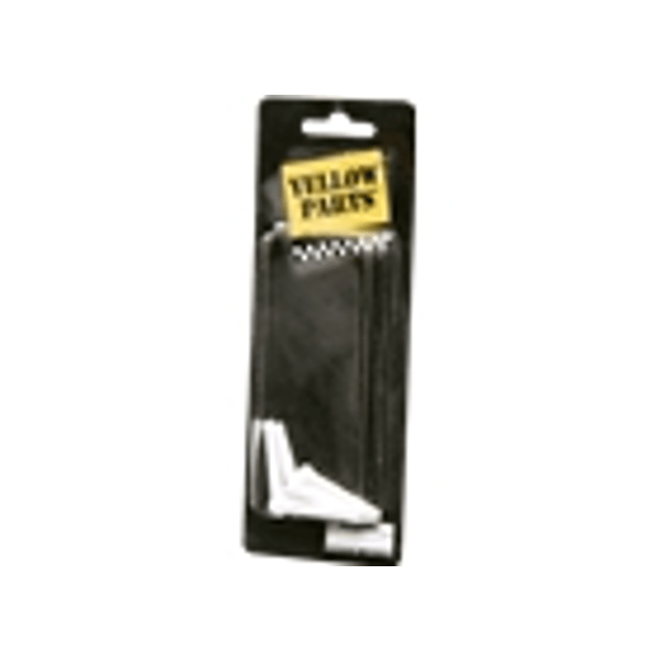 Yellow Parts EZ1410W Pin Ponte Chitarra Acustica Bianchi 6 Pcs
