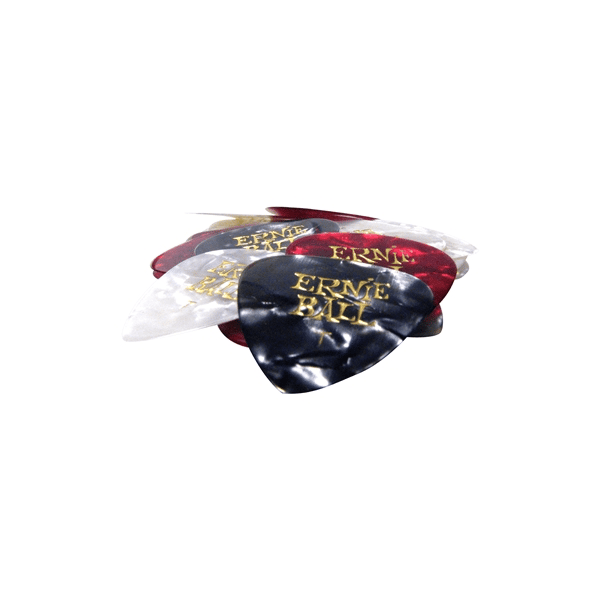 Ernie Ball Plettri Perloid Assortiti Thin Busta da 24