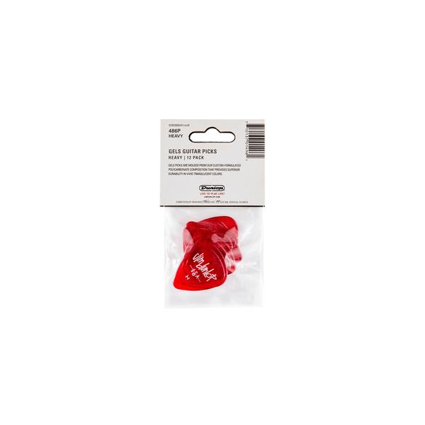 Dunlop 486PHV Gels Red Heavy