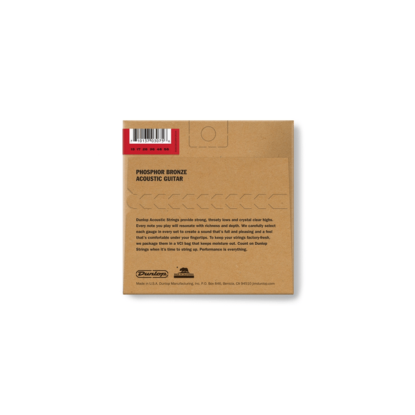 Dunlop DAP1356 Acoustic Phosphor Bronze, Medium Set/6