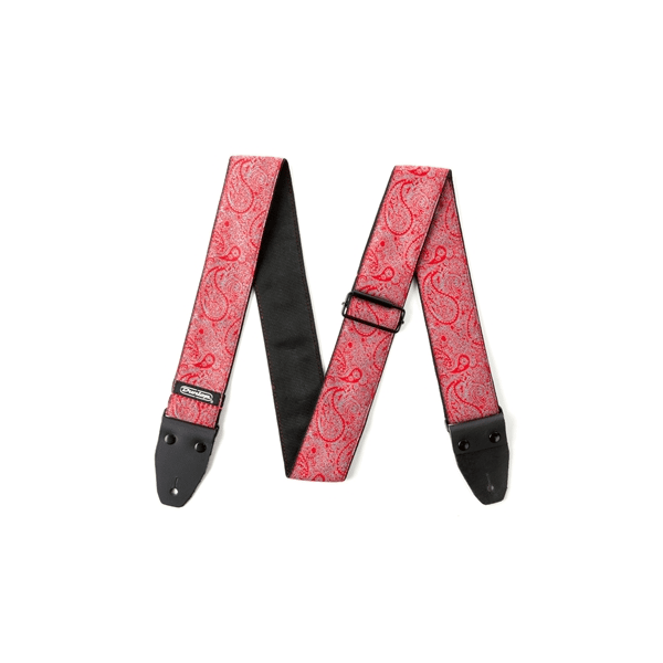 Dunlop D6711 Tracolla Jacquard Paisley Red