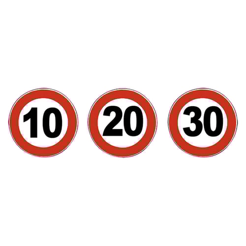 SEGNALE 'LIMITE MASSIMO DI VELOCITA'' fig. 50 Km/h 10