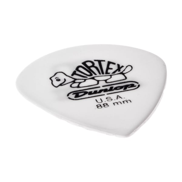 Dunlop 478R.88 Tortex White Jazz III, .88mm