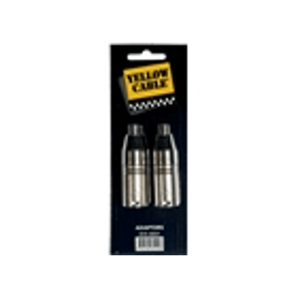 Yellow Cable AD21 Adattatore RCA Femmina/XLR Maschio 2 Pcs
