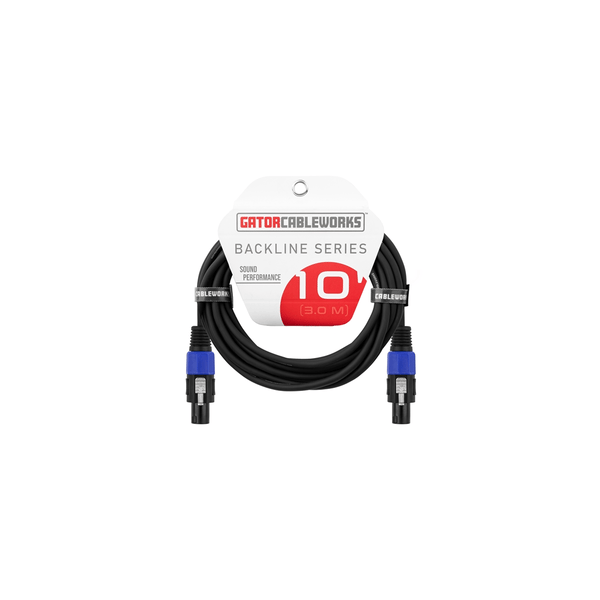 Gator Cableworks GCWB-SPK-10-2TL Cavo speaker speakon/speakon 3 m Serie Backline