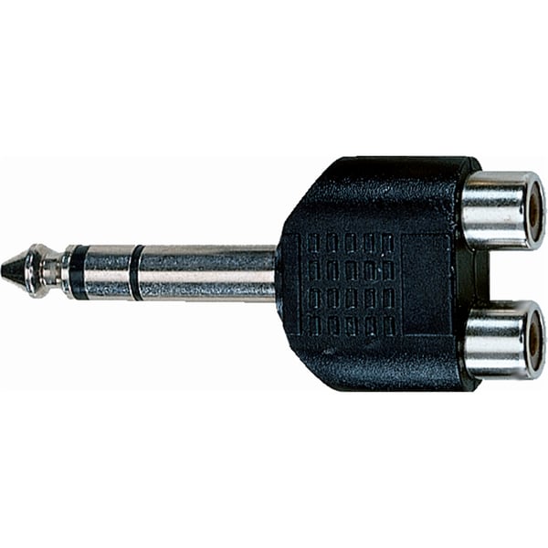 Quik Lok AD/272 Adattatore audio 2 RCA F/Jack 6.3