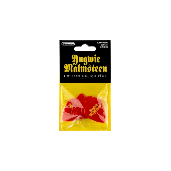 Dunlop YJMP02RD Malmsteen Custom Delrin Pick 2.0 mm 6pc