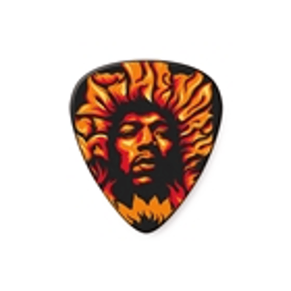 Dunlop JHP14HV Jimi Hendrix '69 Psych Series Voodoo Fire Players' Pack/6