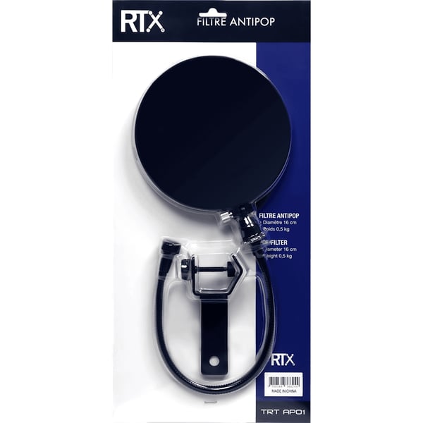 RTX AP01 Filtro Antipop 16 cm