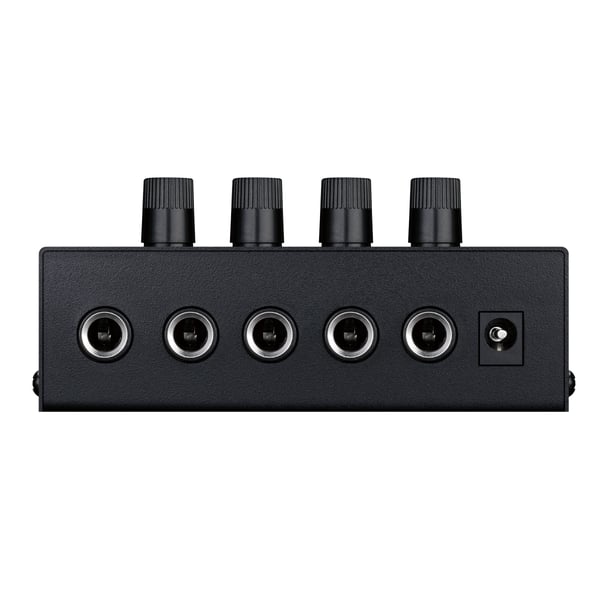 SOUNDSATION Mini amplificatore stereo per cuffie a 4 canali con alimentatore. Modello POCKET-AMP