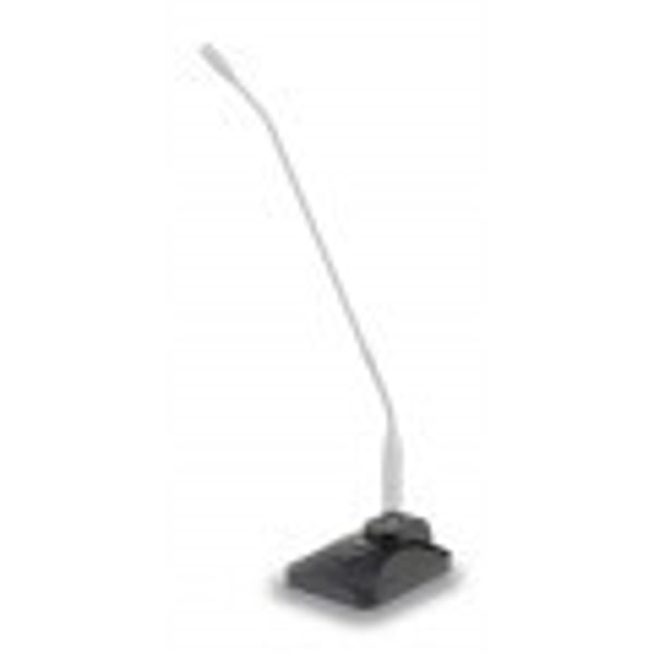 HELVIA Base universale per Microfoni a Collo d'Oca con Tasto Push-to-Talk. Modello STILE B200P