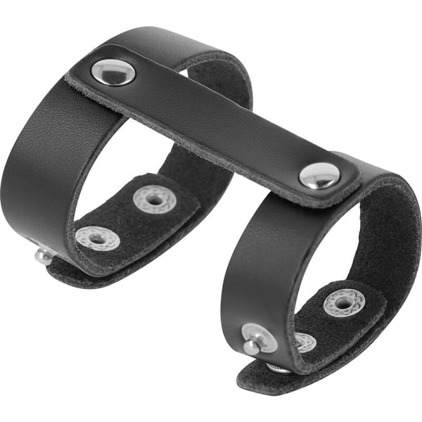 DARKNESS™ – VERSTELLBARER PENIS- UND HODENRING AUS LEDER
