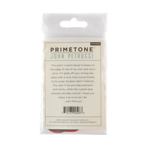 Dunlop 518PJPRD John Petrucci Primetone Jazz III Red, Player/3