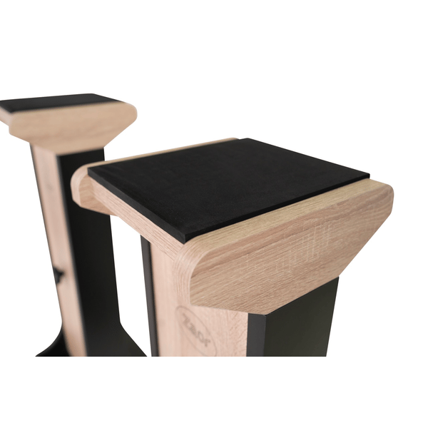 ZAOR MIZA STAND MKIII BLACK OAK COPPIA DI SUPPORTI DA TERRA PER MONITOR DA STUDIO