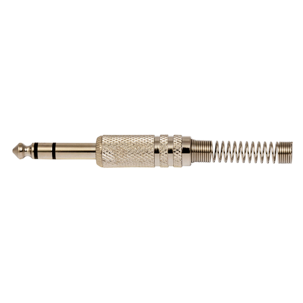 PROEL STAGE Connettore professionale jack stereo 6,3 mm  1/4. Colore: Argento.