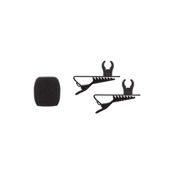 Shure RK376 Clip lavalier e 2 antivento CVL-B/C-TQG