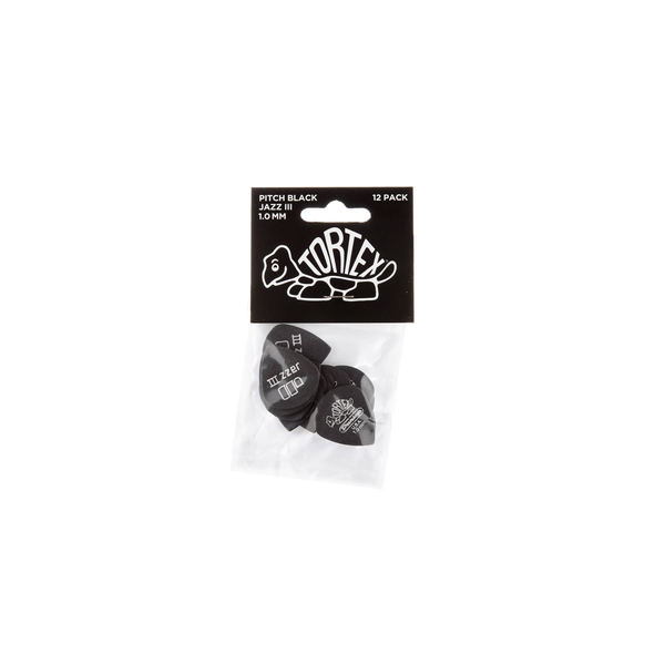 Dunlop 482P Pitch Black Jazz III 1.0