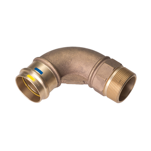CURVA A 90° F/FILETTO M A PRESSARE ACQUA/GAS B ONE