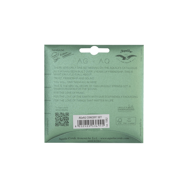 Aquila 158U AGXAQ Ukulele Set, GCEA