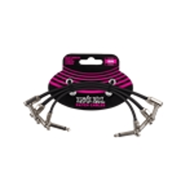 Ernie Ball 6221 Flat Ribbon Patch Cable 15,24 cm Pacco da 3
