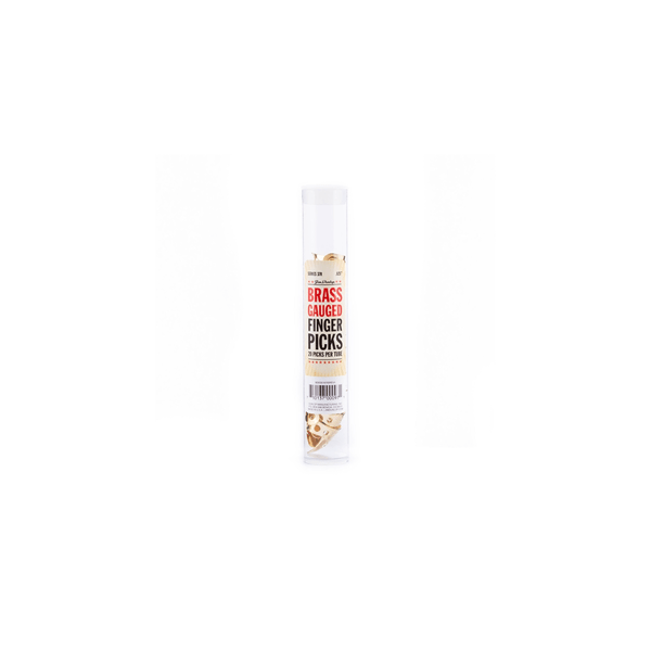 Dunlop 37R BRASS FINGER .025 - TUBO 20 PLETTRI