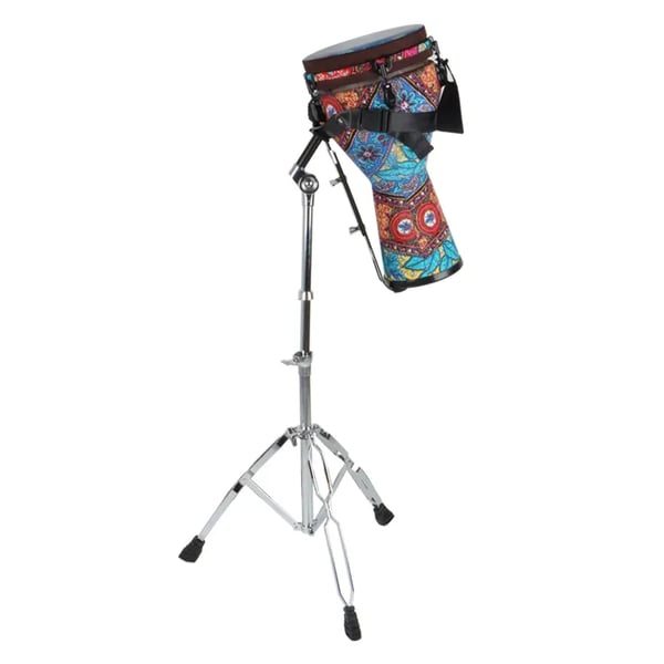 EXTREME DS201F SUPPORTO DA TERRA IN METALLO PER DJEMBE STAND CON ALTEZZA ED INCLINAZIONE REGOLABILE