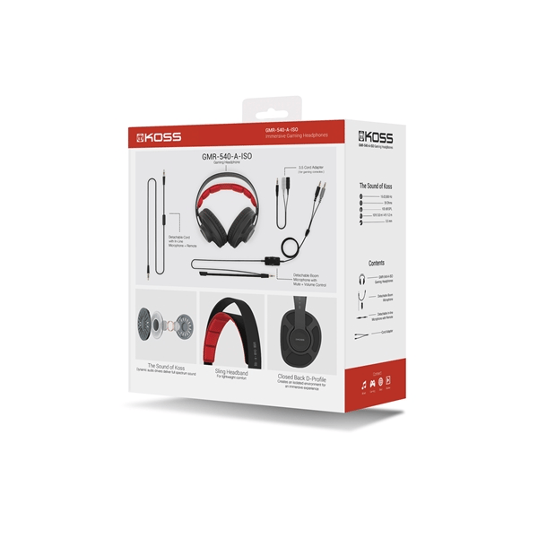 Koss GMR/540 ISO CLOSED GAMING