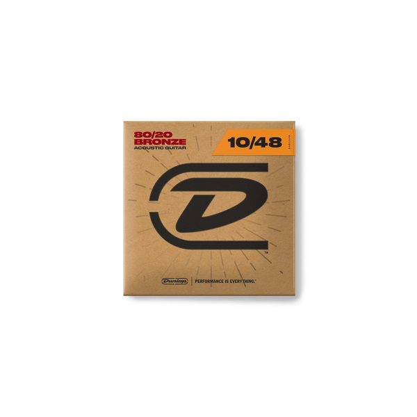 Dunlop DAB1048 Acoustic 80/20 Bronze, Extra Light Set/6