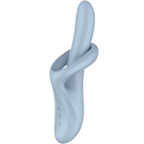 SATISFYER VIBRATOR SATISFYER - HEAT FLEX 4 VIBRATORE EFFETTO CALORE 12 VIBRAZIONI BLU