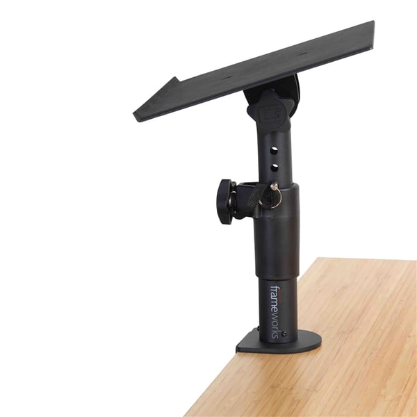 Gator Frameworks GFWSPKSTMNDSKCMP Supporto Clamp-On per monitor da studio