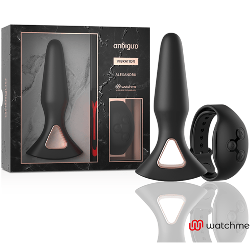 ANBIGUO - WATCHME VIBRATORE TELECOMANDO PLUG ANALE ALEXANDRU