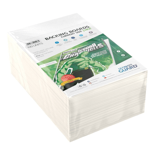 Ultimate Guard Comic Backing Boards (100) - Current Size Thick