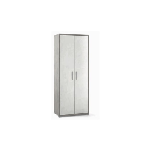 UFFICIO DOUBLE MOBILE 2A 182X71 CEMENTO/OSS