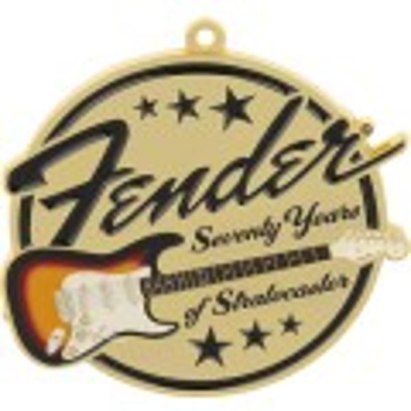 Fender Stratocaster 70th Anniversary Limited Addition Ornament, 2024. Modello 9124761606