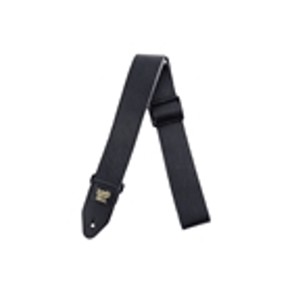 Ernie Ball Tracolla in Pelle Nera Italiana Larga 5 cm Tri-Glide