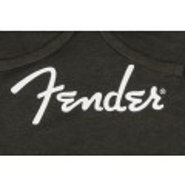 Felpa Fender Spaghetti Logo Grigio Melange, M