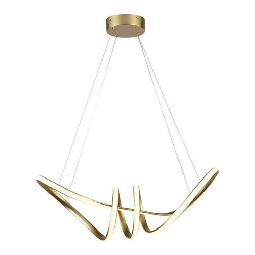 LAMPADA LED SOFFITTO ORO CHAMPAGNE 24W BIANCO CALDO