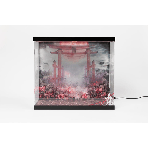 SHINSAI Acrylic Display Case with Lighting Inbina Rasethuhime Saki 39 cm