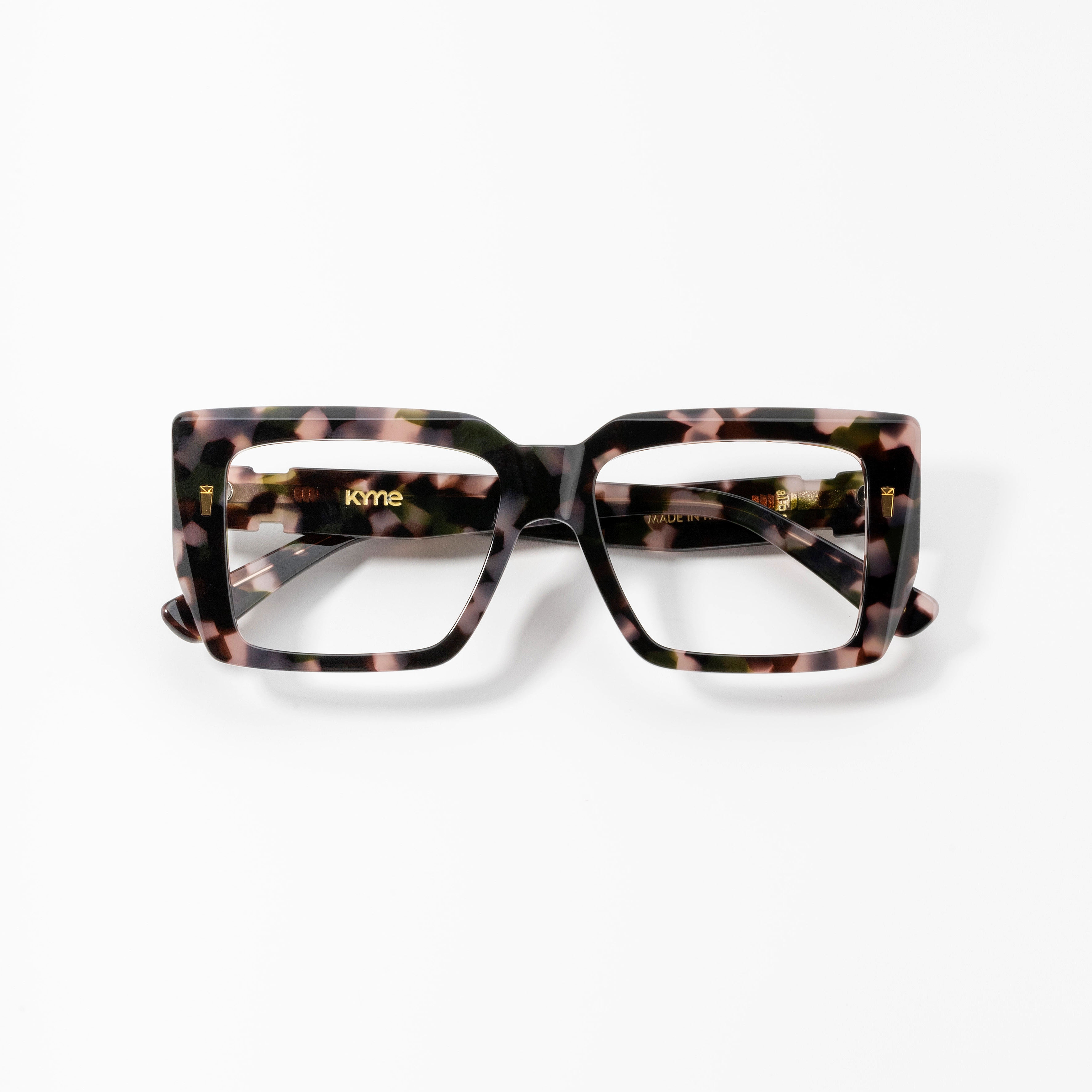サングラス KYME Kyme - ALAIN COL 1 - KYMINI - black & yellow tortoise Kyme Eyewear Gigi: rectangular vintage sunglasses
