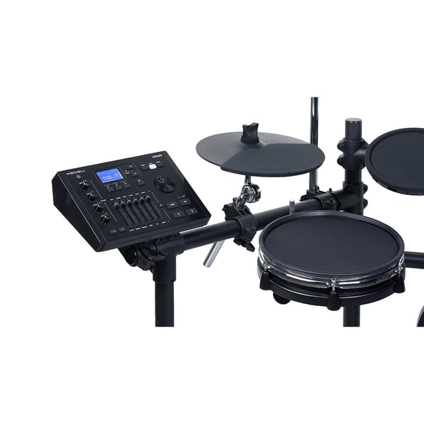 MEDELI Batteria elettronica compatta ed elegante con Snare MESH, 3 Tom, 1 Crash ed Hi-Hat tutti a 2 Zone ed un Ride a 3 Zone.