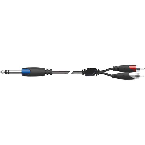 Quik Lok SX/12-3K Jack Stereo/2 RCA Maschio